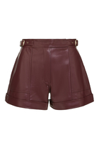 Chace Faux Leather Shorts